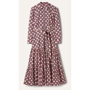 Boden Maxi Shirt Dress Geometric Pattern